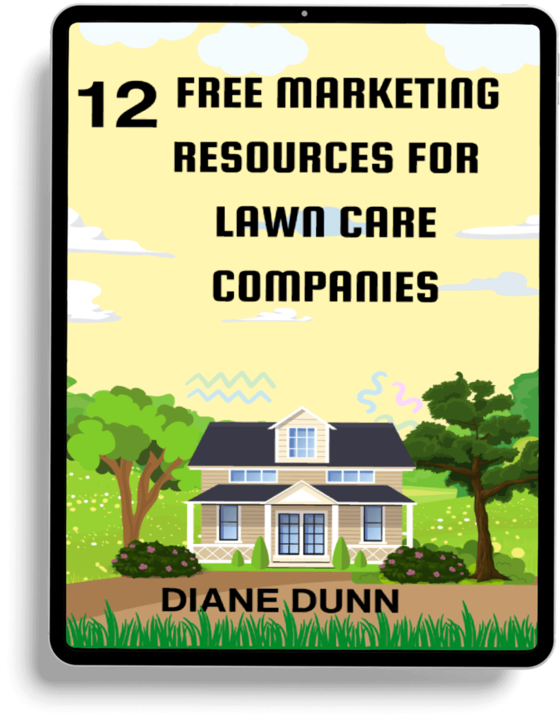 12 free marketing resources  for lawn care businesses book