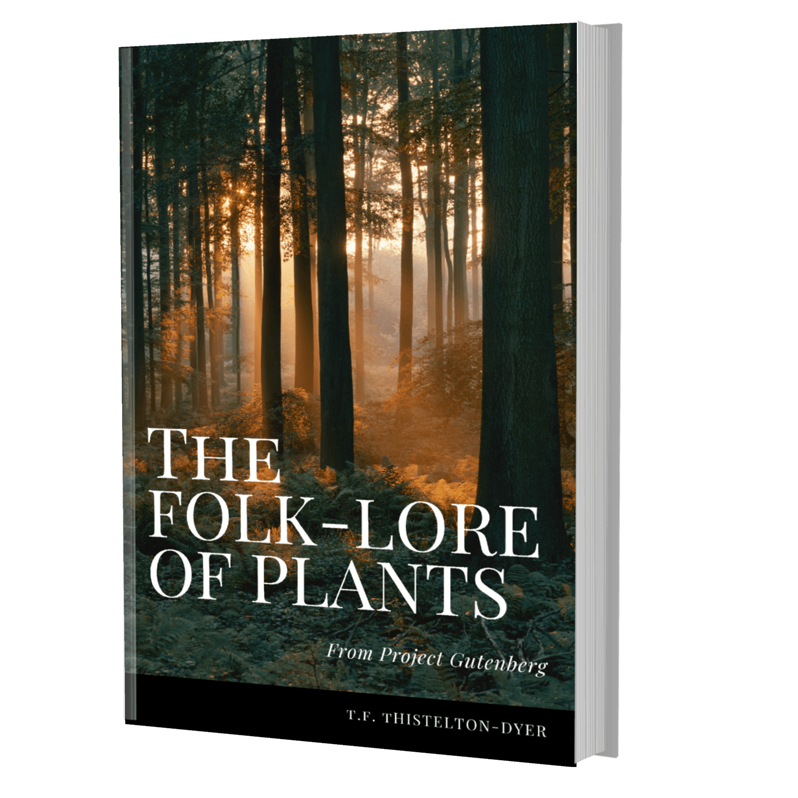 The Folk-lore of plants softback book